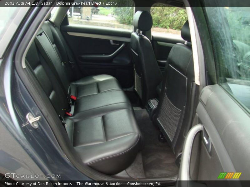 Dolphin Grey Pearl Effect / Ebony 2002 Audi A4 1.8T Sedan