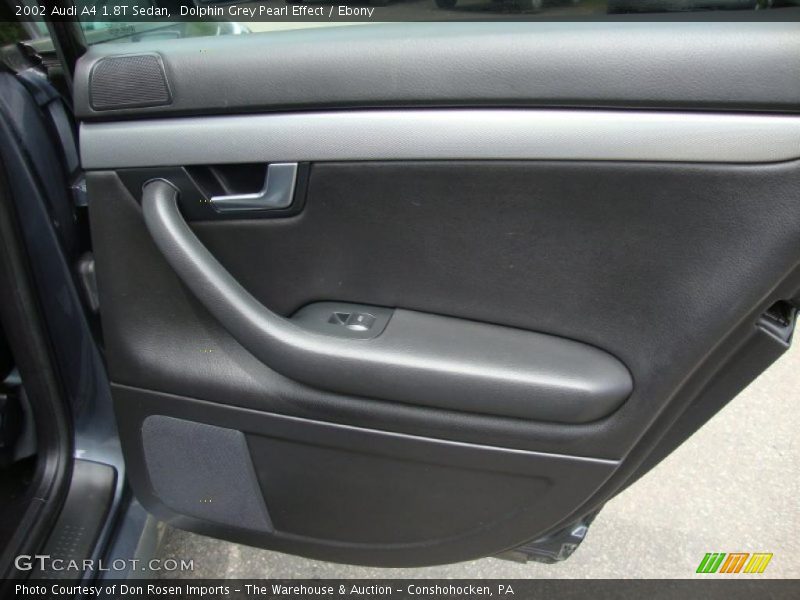 Dolphin Grey Pearl Effect / Ebony 2002 Audi A4 1.8T Sedan