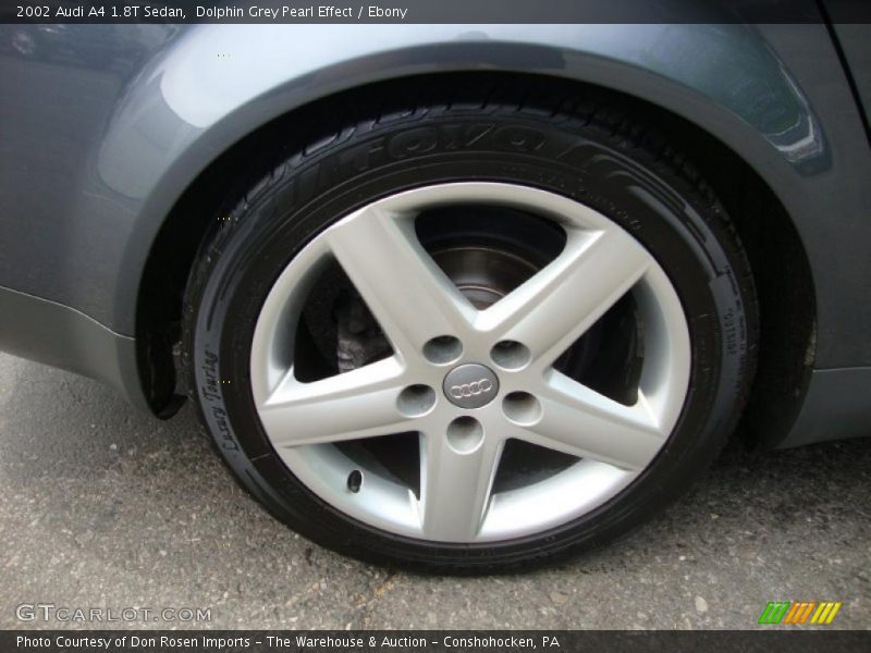 Dolphin Grey Pearl Effect / Ebony 2002 Audi A4 1.8T Sedan
