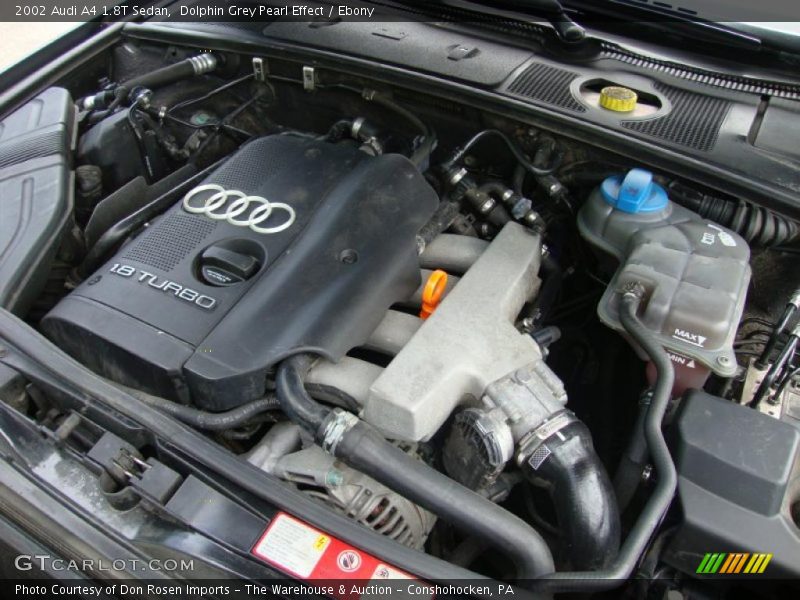  2002 A4 1.8T Sedan Engine - 1.8L Turbocharged DOHC 20V 4 Cylinder