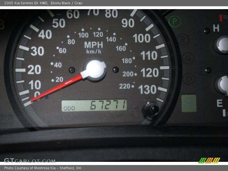 Ebony Black / Gray 2005 Kia Sorento EX 4WD