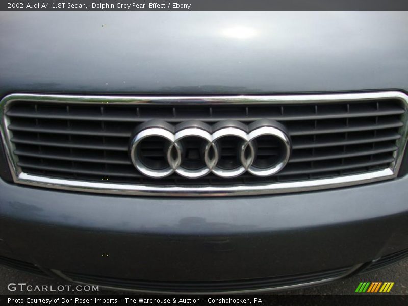 Dolphin Grey Pearl Effect / Ebony 2002 Audi A4 1.8T Sedan
