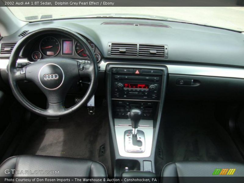 Dolphin Grey Pearl Effect / Ebony 2002 Audi A4 1.8T Sedan