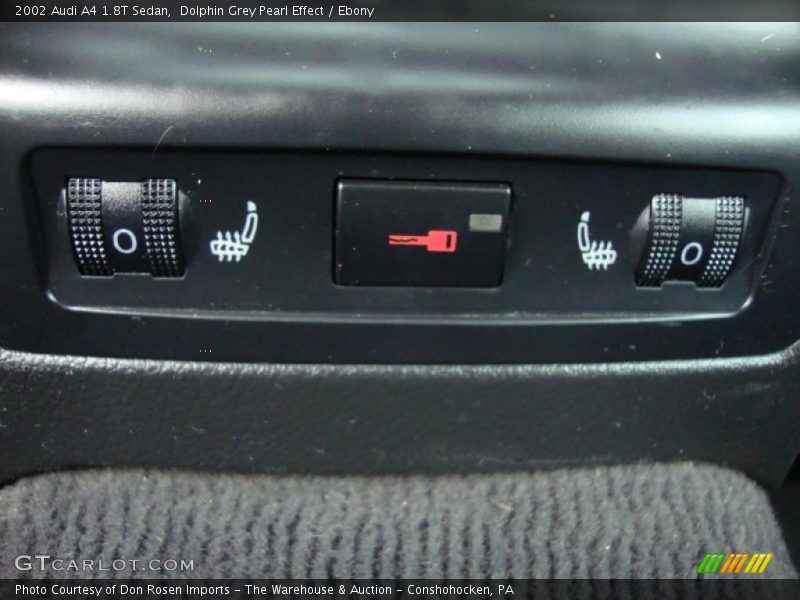 Dolphin Grey Pearl Effect / Ebony 2002 Audi A4 1.8T Sedan