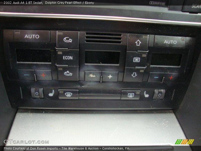 Dolphin Grey Pearl Effect / Ebony 2002 Audi A4 1.8T Sedan