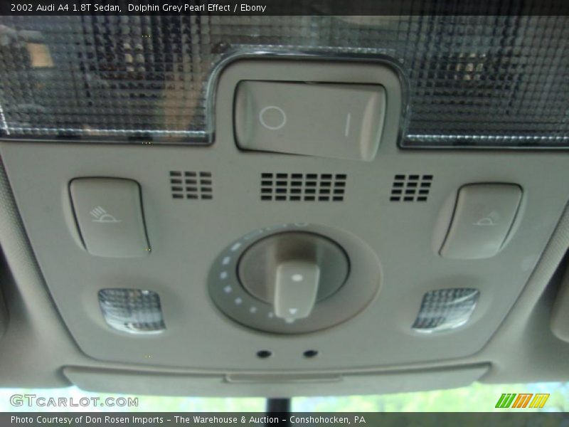 Dolphin Grey Pearl Effect / Ebony 2002 Audi A4 1.8T Sedan