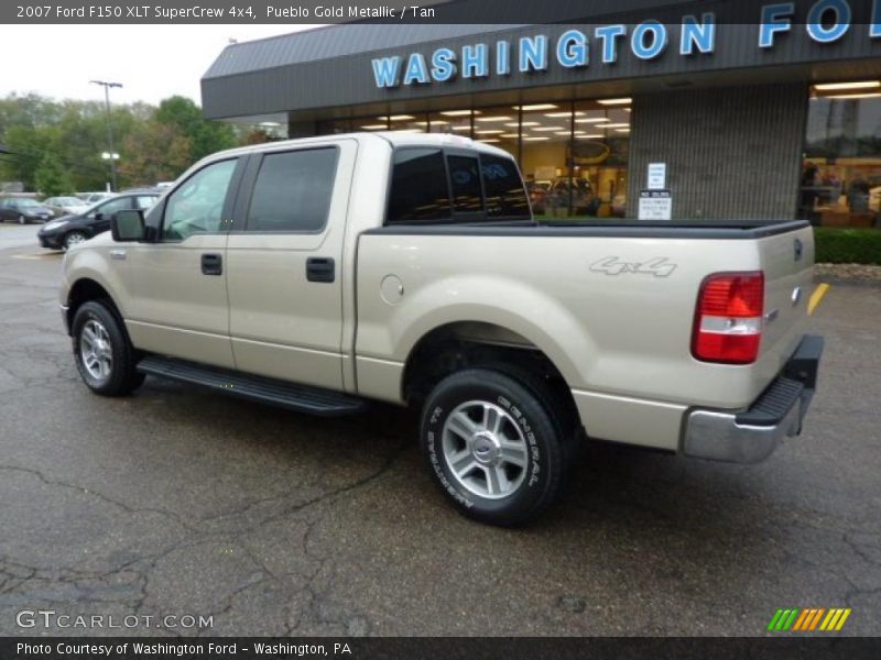 Pueblo Gold Metallic / Tan 2007 Ford F150 XLT SuperCrew 4x4
