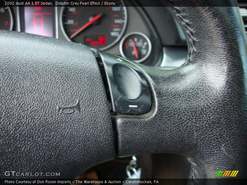 Dolphin Grey Pearl Effect / Ebony 2002 Audi A4 1.8T Sedan
