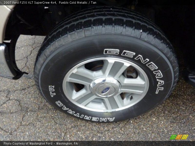 Pueblo Gold Metallic / Tan 2007 Ford F150 XLT SuperCrew 4x4