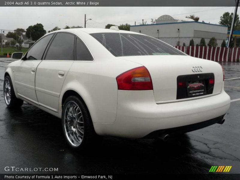Arctic White / Beige 2004 Audi A6 3.0 quattro Sedan