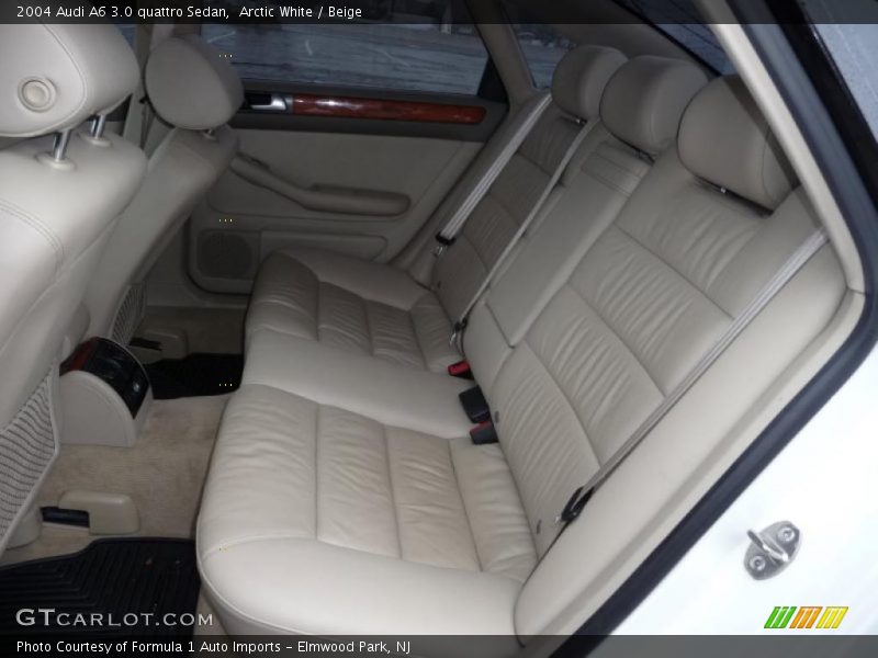 Arctic White / Beige 2004 Audi A6 3.0 quattro Sedan