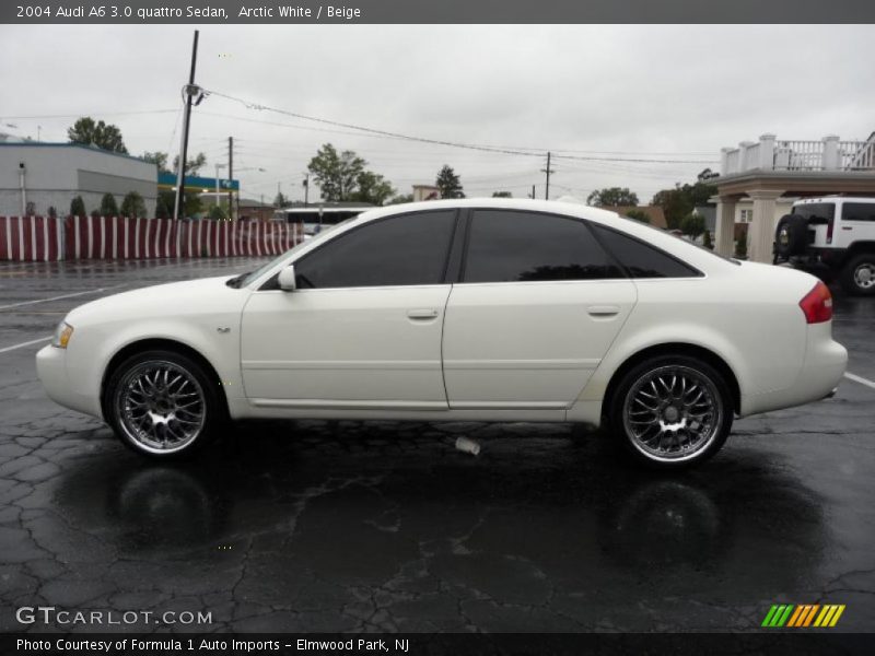 Arctic White / Beige 2004 Audi A6 3.0 quattro Sedan