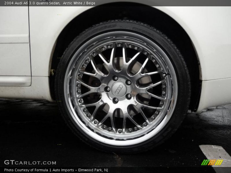 Arctic White / Beige 2004 Audi A6 3.0 quattro Sedan