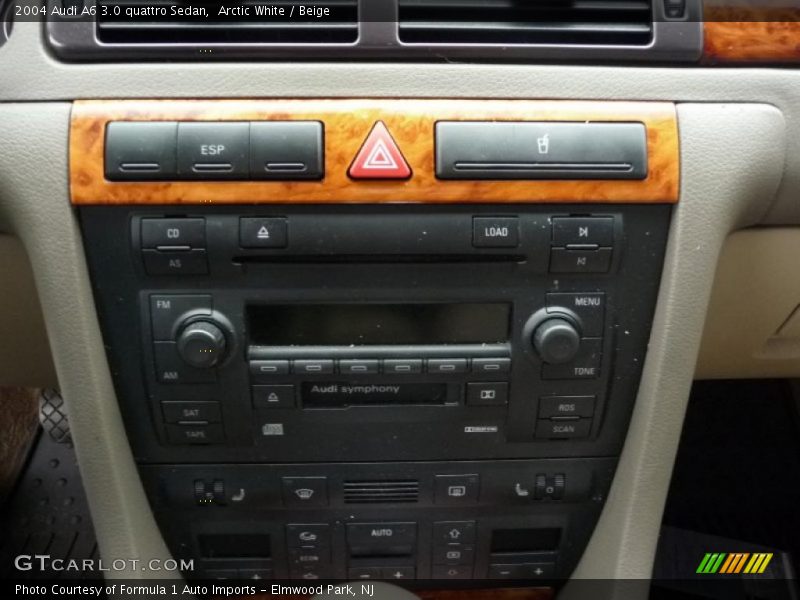 Arctic White / Beige 2004 Audi A6 3.0 quattro Sedan