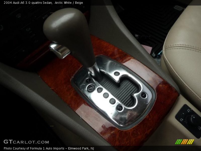 Arctic White / Beige 2004 Audi A6 3.0 quattro Sedan