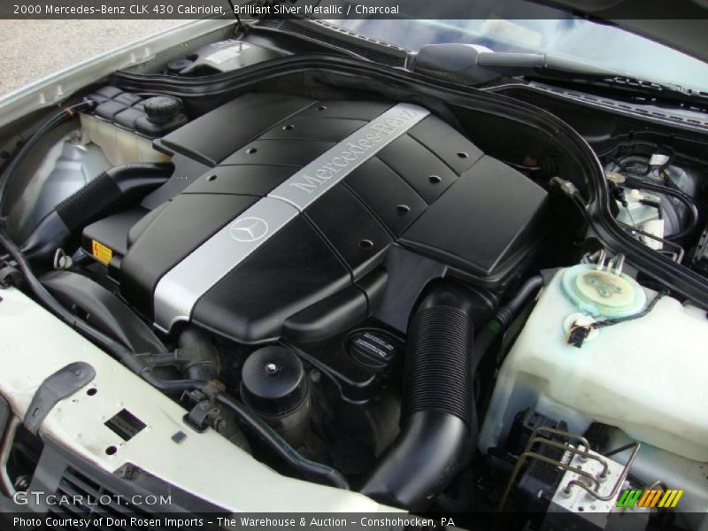  2000 CLK 430 Cabriolet Engine - 4.3 Liter SOHC 24-Valve V8