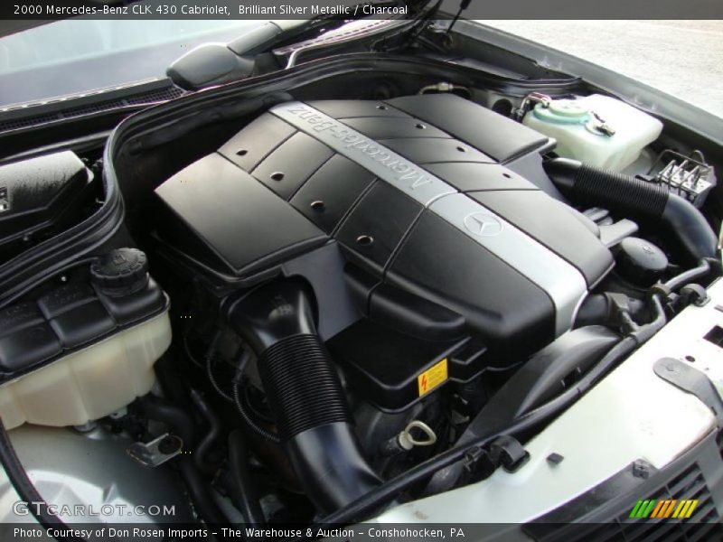  2000 CLK 430 Cabriolet Engine - 4.3 Liter SOHC 24-Valve V8