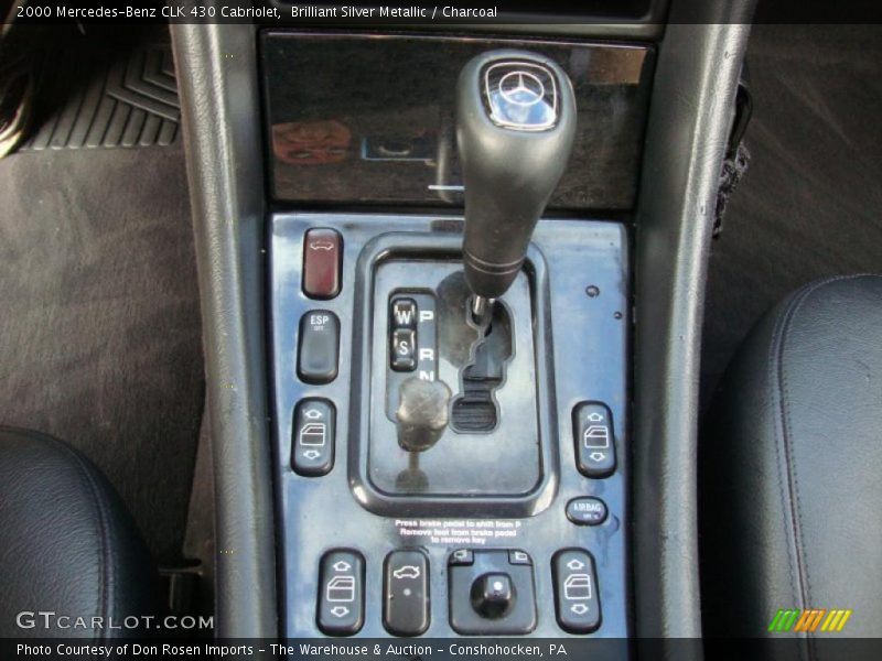  2000 CLK 430 Cabriolet 5 Speed Automatic Shifter