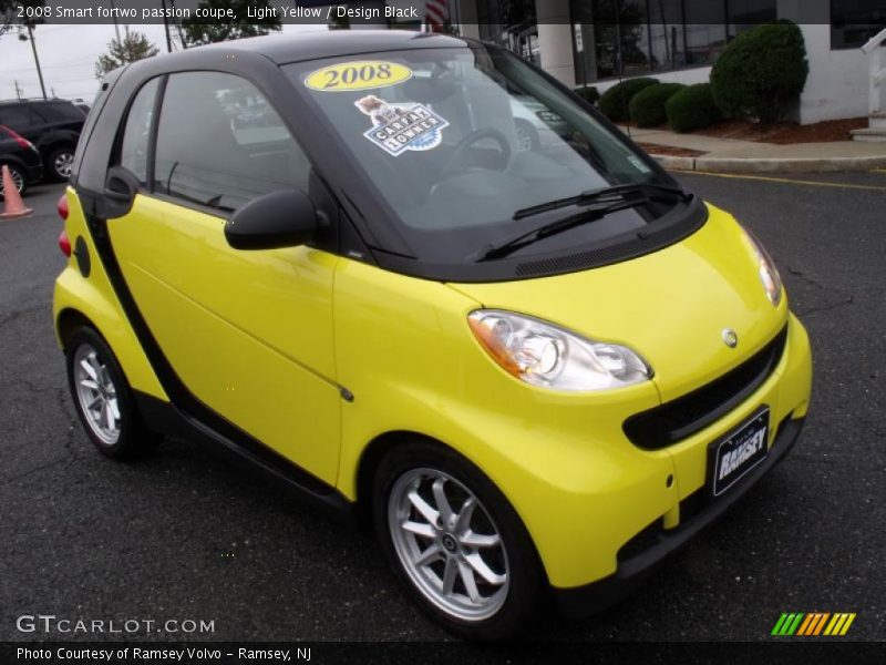 Light Yellow / Design Black 2008 Smart fortwo passion coupe