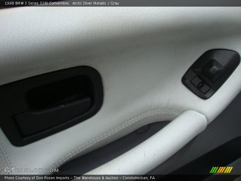 Arctic Silver Metallic / Gray 1998 BMW 3 Series 328i Convertible