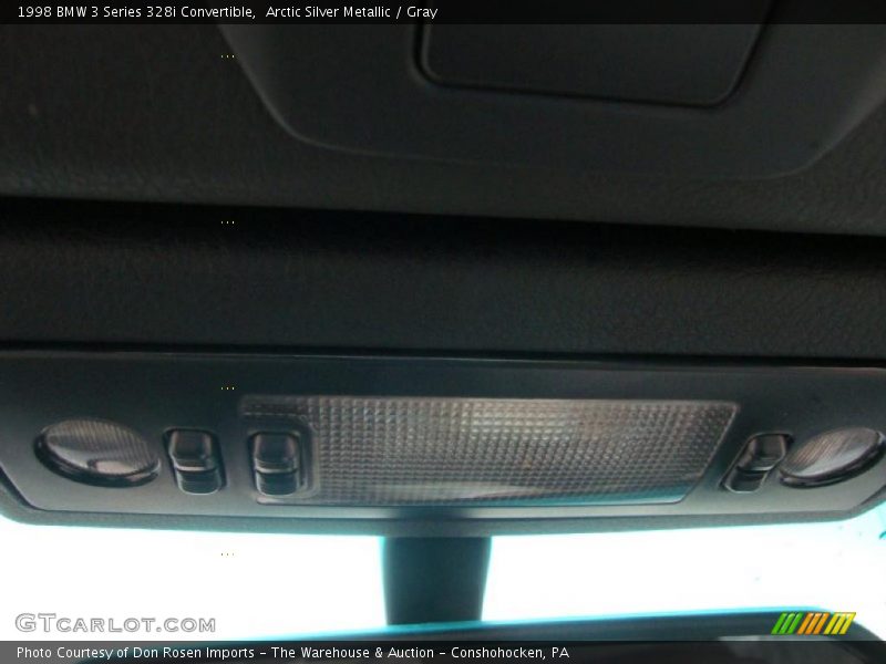 Arctic Silver Metallic / Gray 1998 BMW 3 Series 328i Convertible