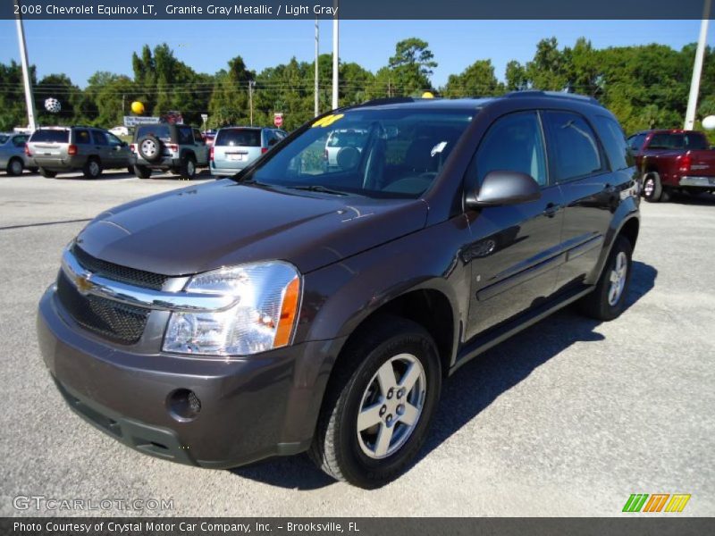 Granite Gray Metallic / Light Gray 2008 Chevrolet Equinox LT