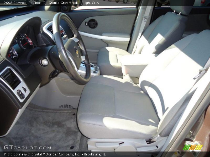 Granite Gray Metallic / Light Gray 2008 Chevrolet Equinox LT