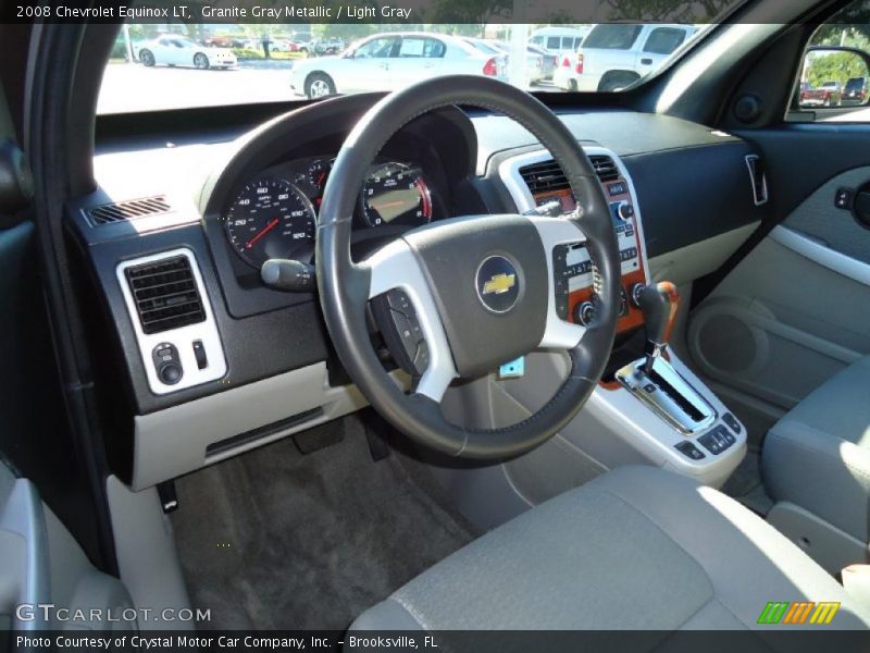 Granite Gray Metallic / Light Gray 2008 Chevrolet Equinox LT