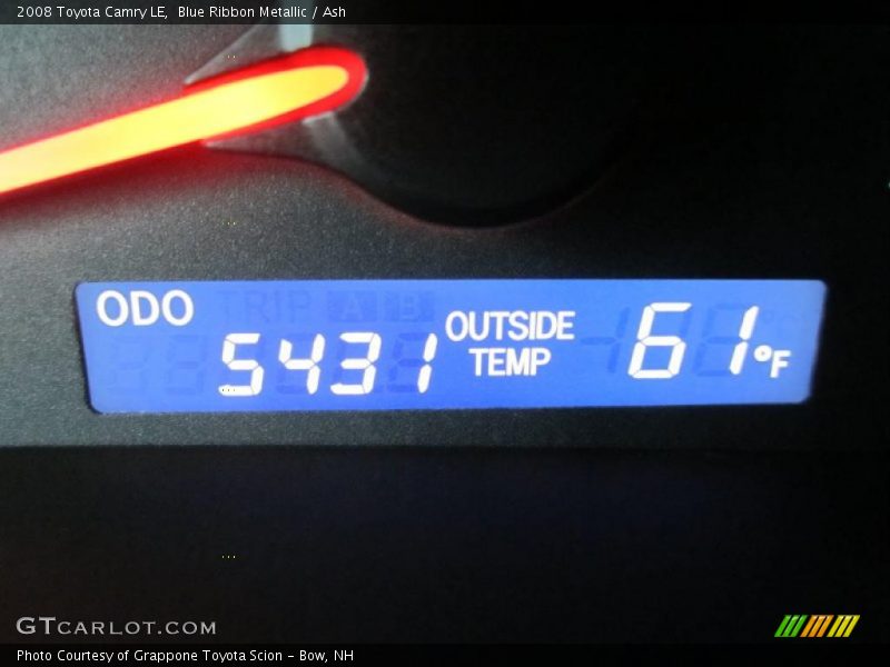 Blue Ribbon Metallic / Ash 2008 Toyota Camry LE