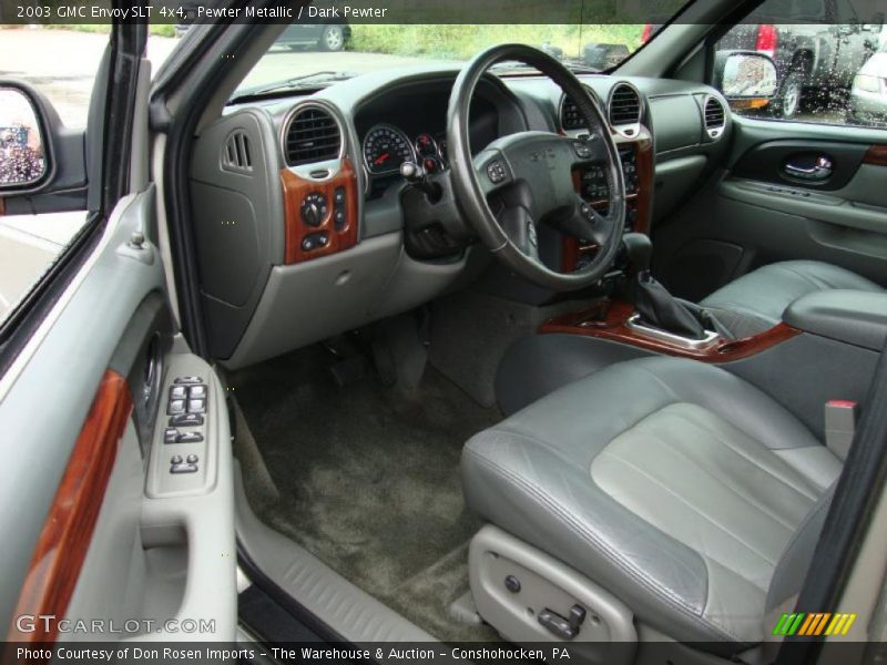 Pewter Metallic / Dark Pewter 2003 GMC Envoy SLT 4x4