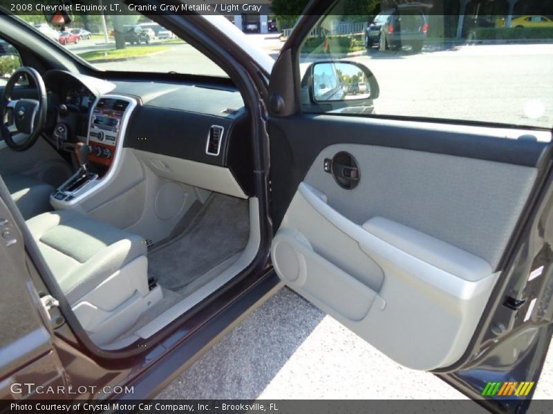 Granite Gray Metallic / Light Gray 2008 Chevrolet Equinox LT