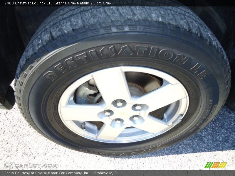 Granite Gray Metallic / Light Gray 2008 Chevrolet Equinox LT