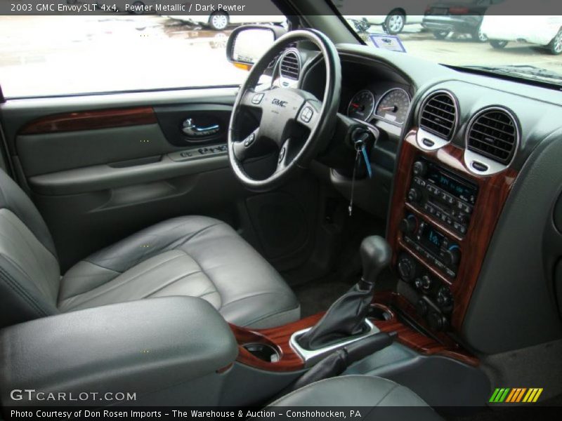 Pewter Metallic / Dark Pewter 2003 GMC Envoy SLT 4x4