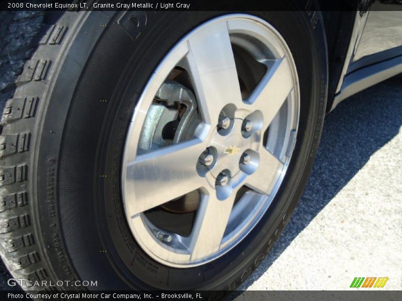 Granite Gray Metallic / Light Gray 2008 Chevrolet Equinox LT