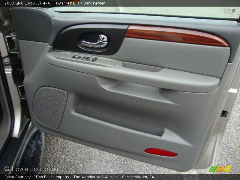 Pewter Metallic / Dark Pewter 2003 GMC Envoy SLT 4x4