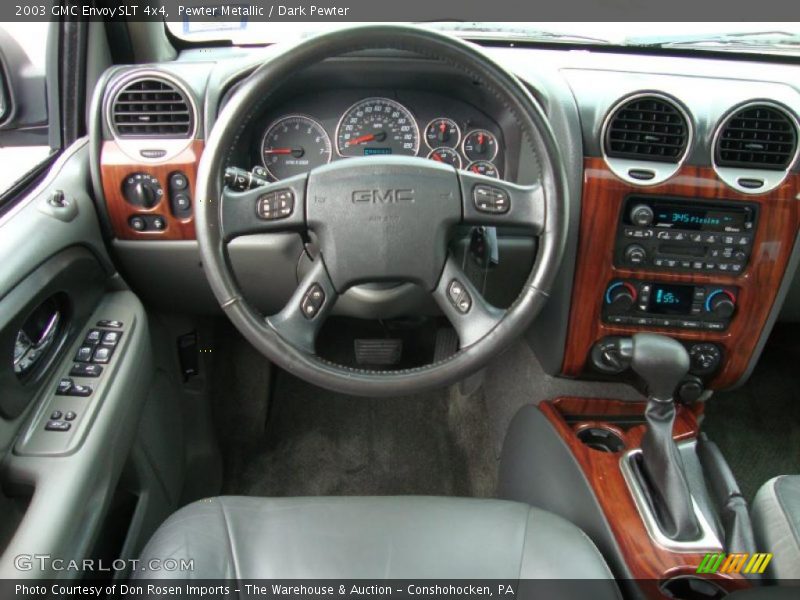 Pewter Metallic / Dark Pewter 2003 GMC Envoy SLT 4x4