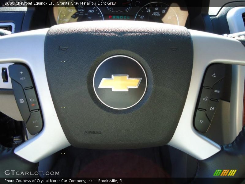 Granite Gray Metallic / Light Gray 2008 Chevrolet Equinox LT