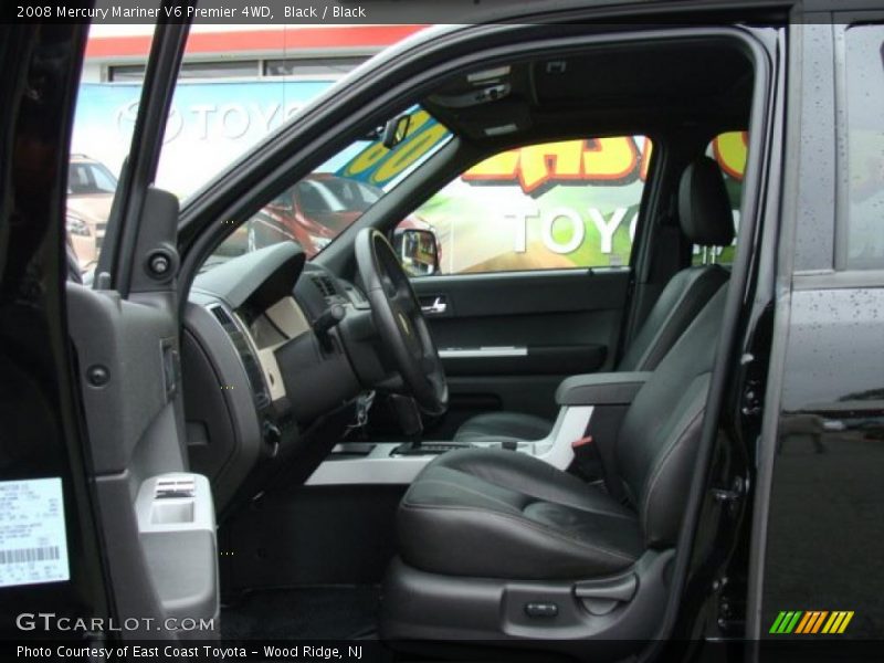 Black / Black 2008 Mercury Mariner V6 Premier 4WD