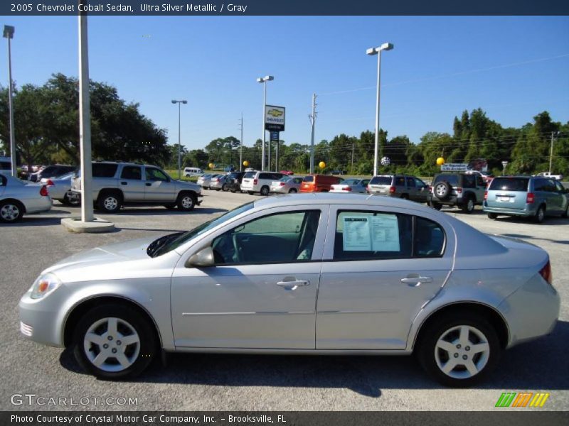 Ultra Silver Metallic / Gray 2005 Chevrolet Cobalt Sedan