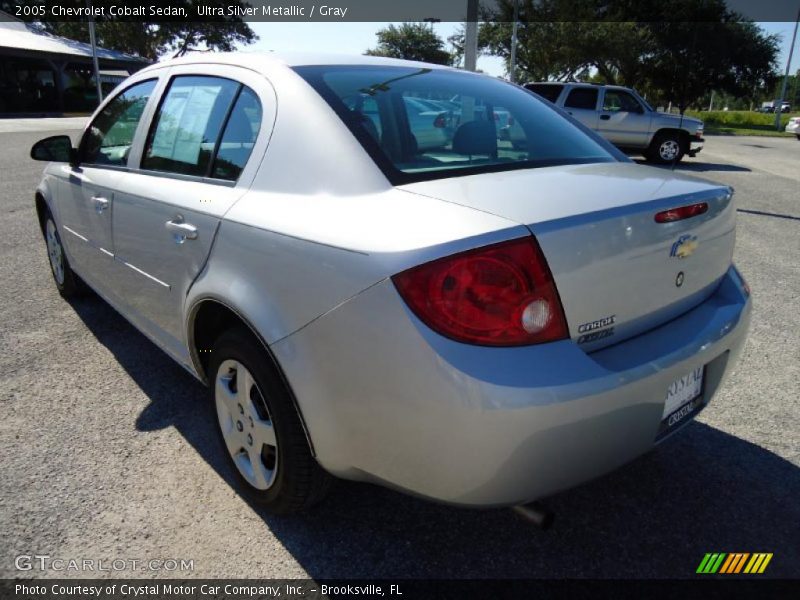Ultra Silver Metallic / Gray 2005 Chevrolet Cobalt Sedan