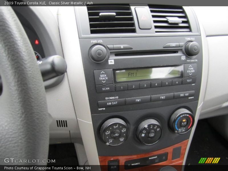 Classic Silver Metallic / Ash 2009 Toyota Corolla XLE