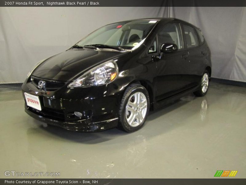 Nighthawk Black Pearl / Black 2007 Honda Fit Sport