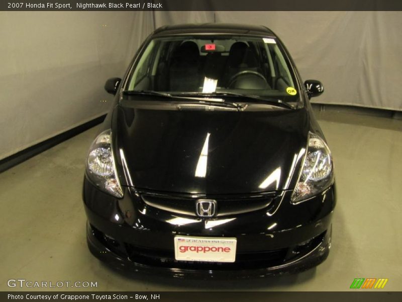 Nighthawk Black Pearl / Black 2007 Honda Fit Sport