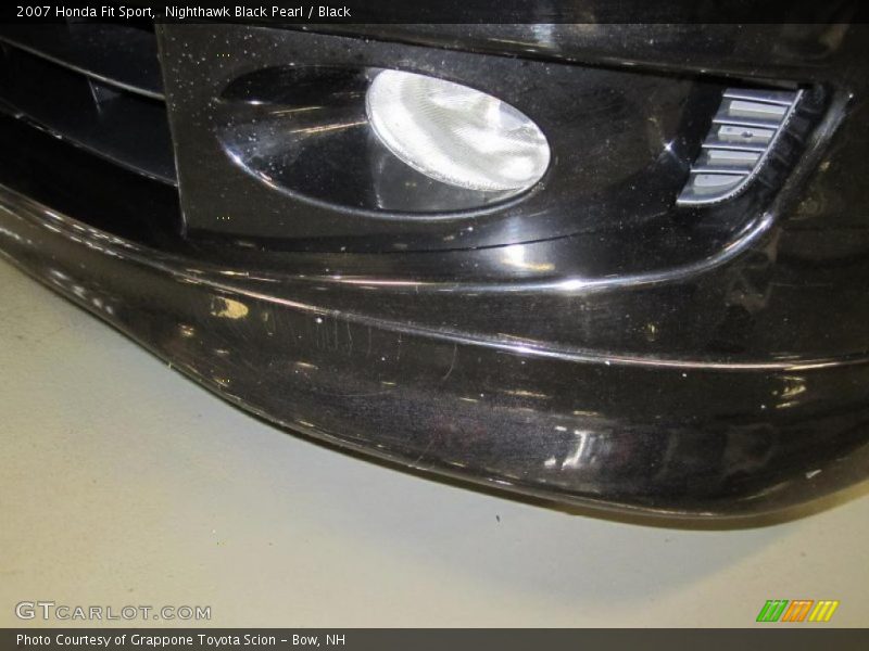 Nighthawk Black Pearl / Black 2007 Honda Fit Sport