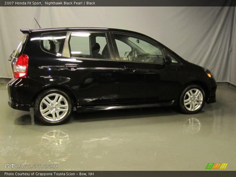 Nighthawk Black Pearl / Black 2007 Honda Fit Sport