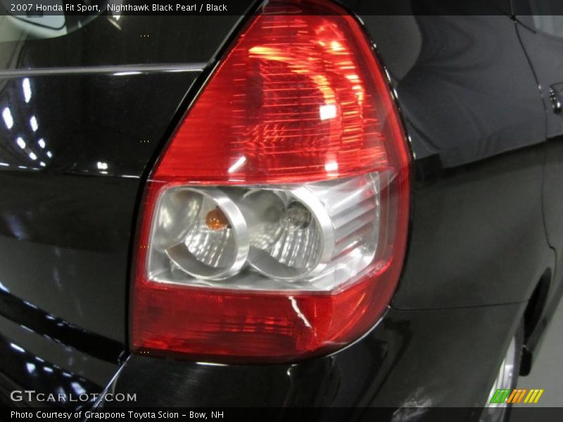 Nighthawk Black Pearl / Black 2007 Honda Fit Sport