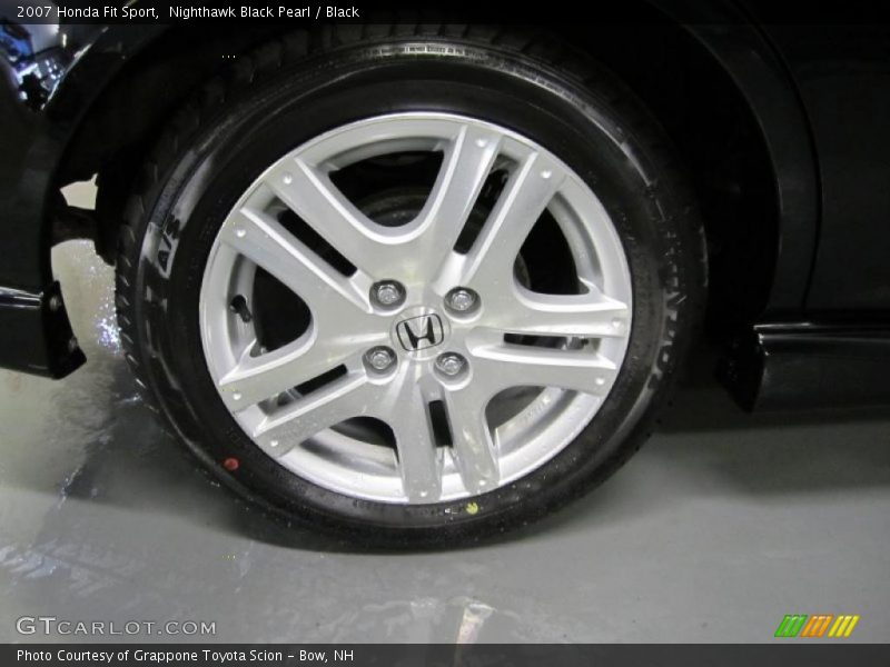 Nighthawk Black Pearl / Black 2007 Honda Fit Sport
