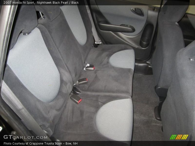 Nighthawk Black Pearl / Black 2007 Honda Fit Sport