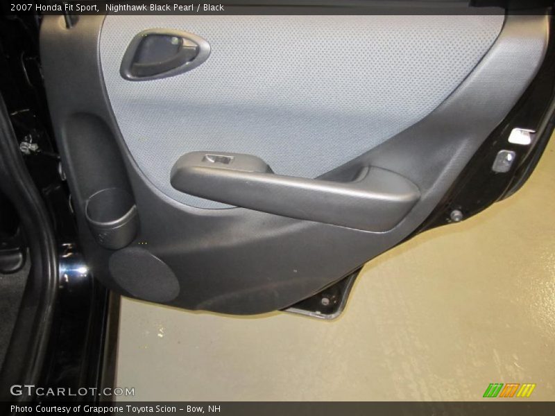 Nighthawk Black Pearl / Black 2007 Honda Fit Sport