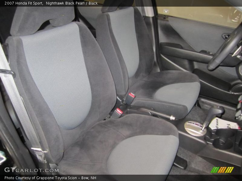 Nighthawk Black Pearl / Black 2007 Honda Fit Sport